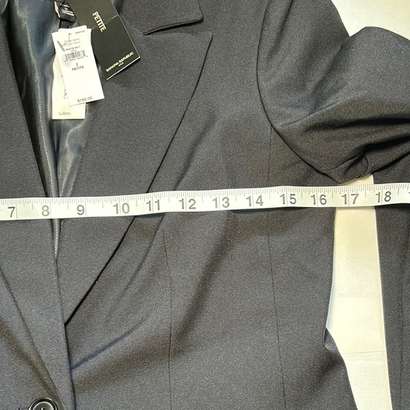 NWT-Banana Republic Black Blazer Professional Suit Jacket - Picture 15 of 16